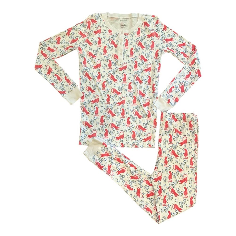 ROLLER RABBIT CHEETAH GARDEN PAJAMA SET